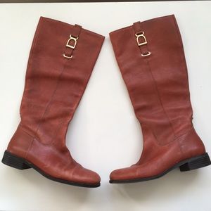 Banana Republic Tall Riding Brown Boots Sz 6M